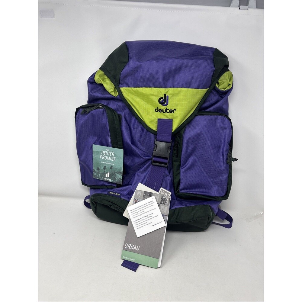 Deuter Lake Placid Heritage 27L Backpack Violet Citrus 15.6” Laptop NEW Tags